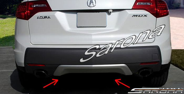 Custom Acura MDX  SUV/SAV/Crossover Rear Lip/Diffuser (2007 - 2009) - $390.00 (Part #AC-006-RA)